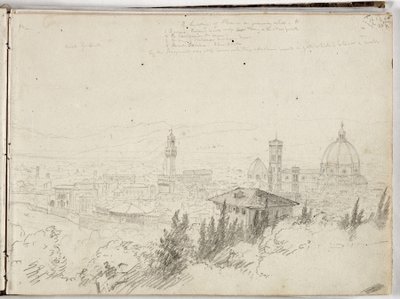 Panorama of Florence, c.1831 by Thomas Cole